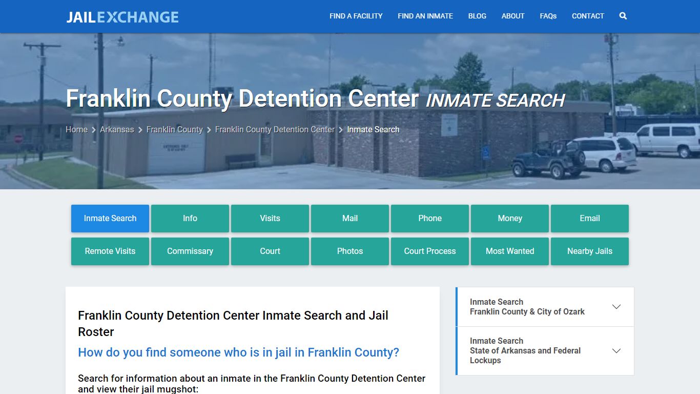 Franklin County Detention Center Inmate Search - Jail Exchange